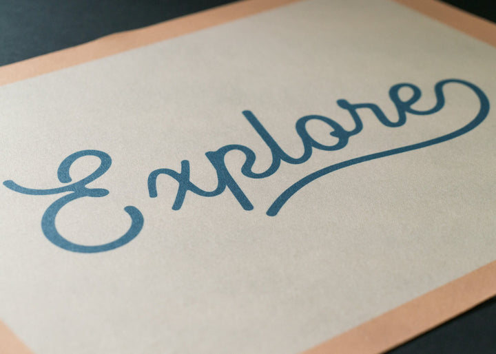 Explore Felt Banner