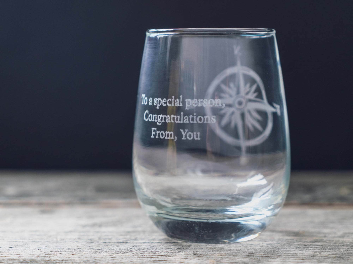 Libra Zodiac Engraved Glasses