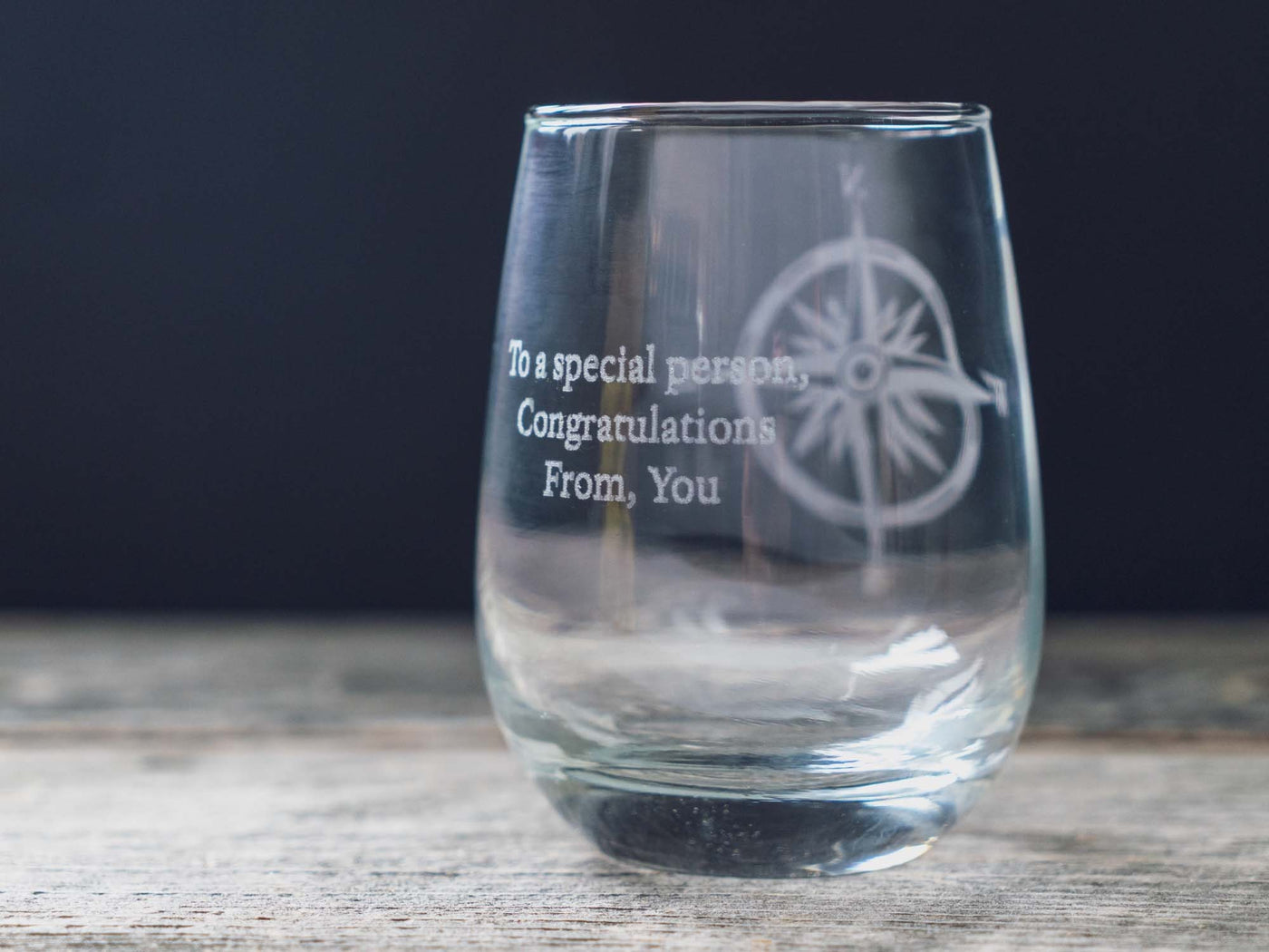 Custom Vintage Golf Course Engraved Glasses