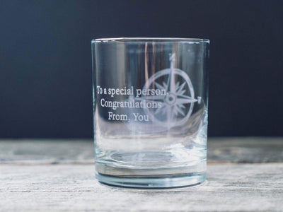 Custom Soccer Player Engraved Glasses