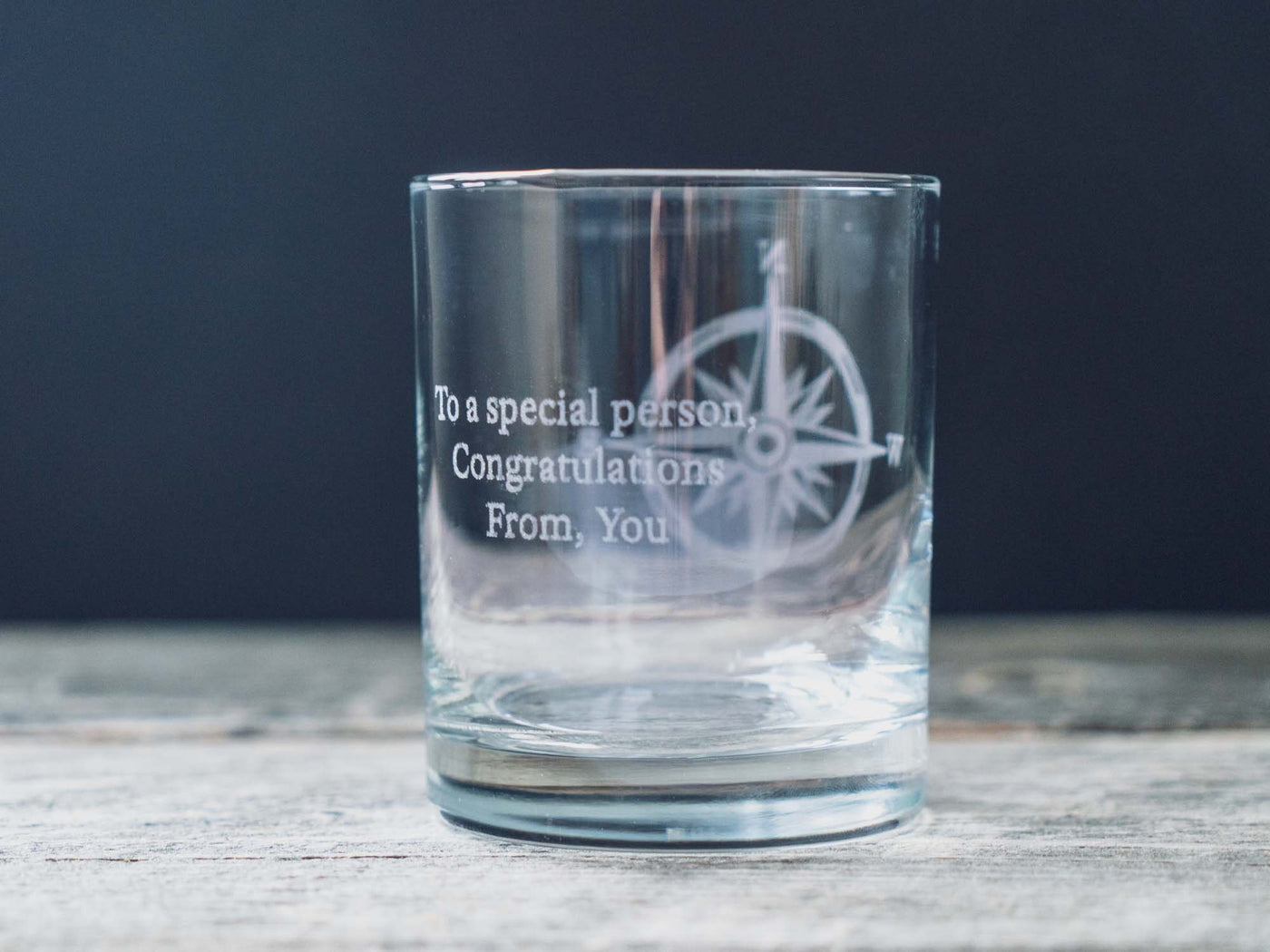 Custom Vintage Golf Course Engraved Glasses