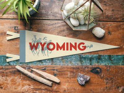 Wyoming Felt Pennant