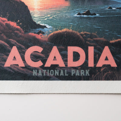 Acadia National Park Felt Banner