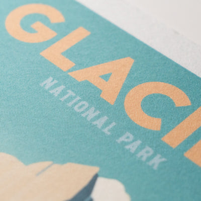 Glacier National Park Felt Banner