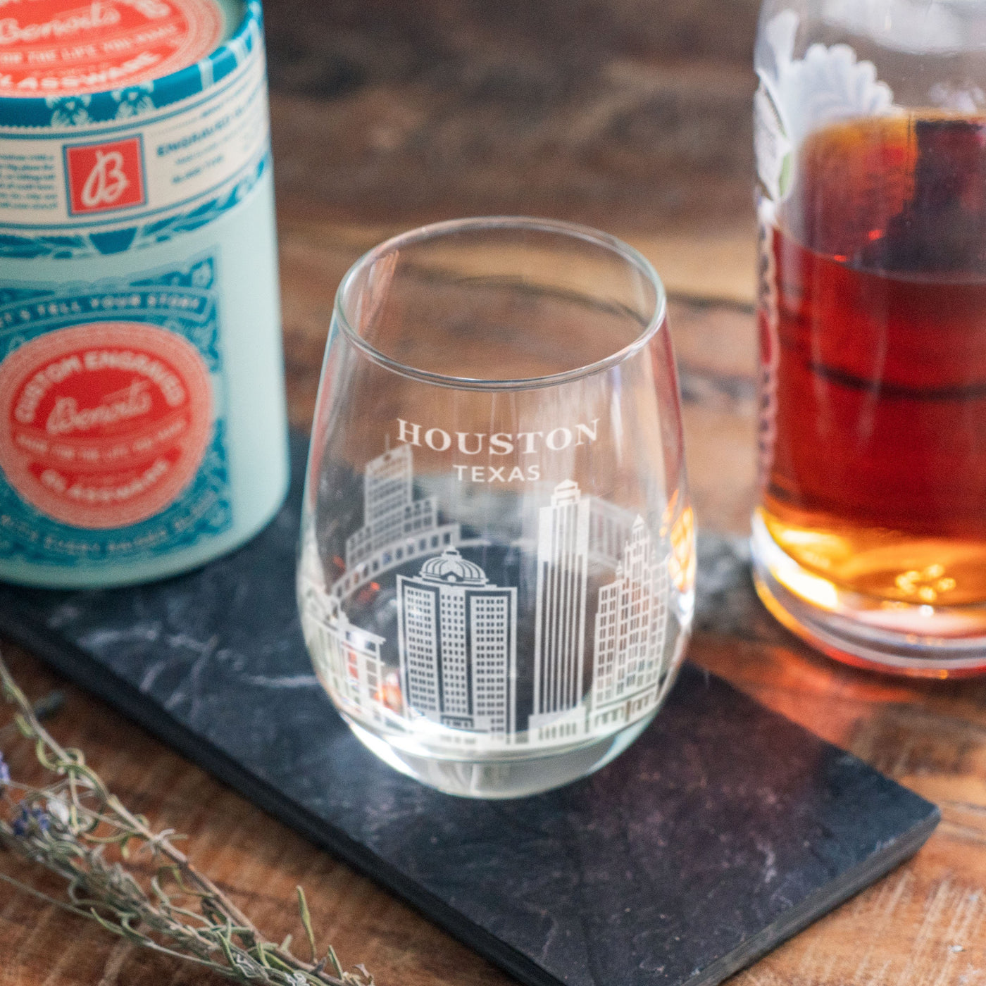 Houston, Texas Skyline Glasses