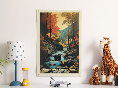 Great Smokey Mountains National Park Felt Banner