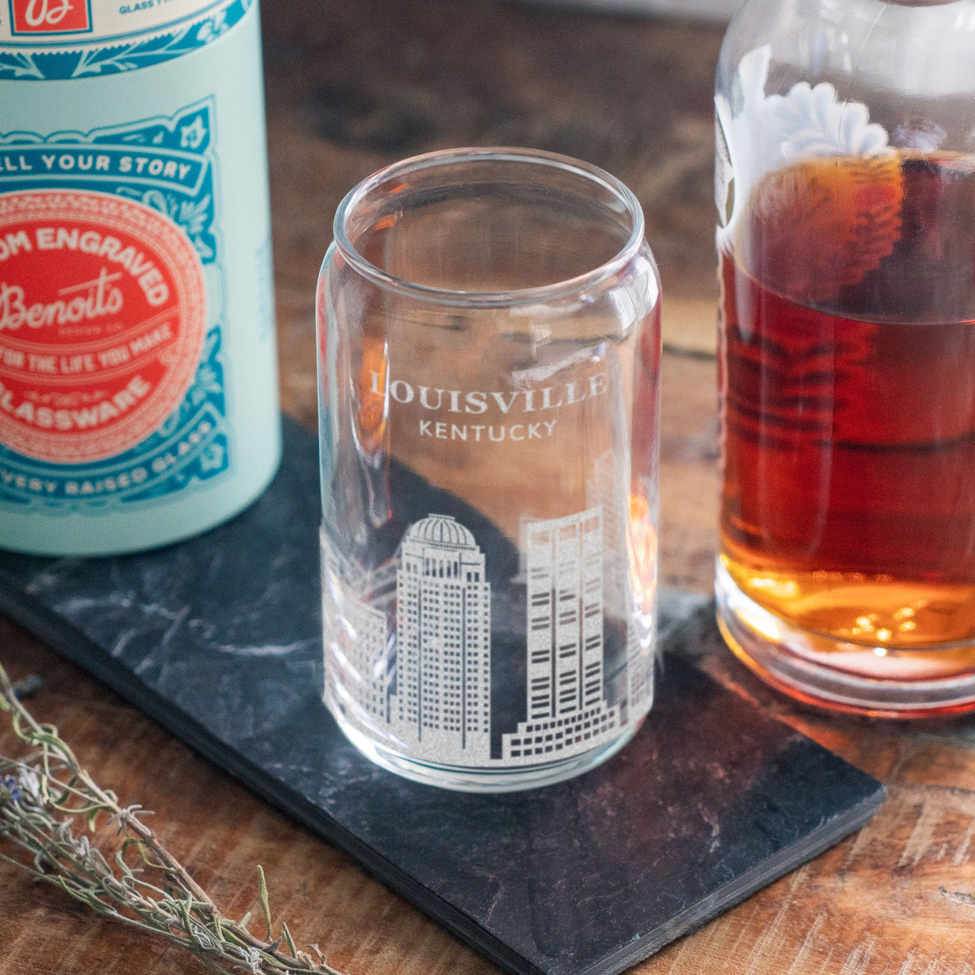 Louisville, Kentucky Skyline Glasses