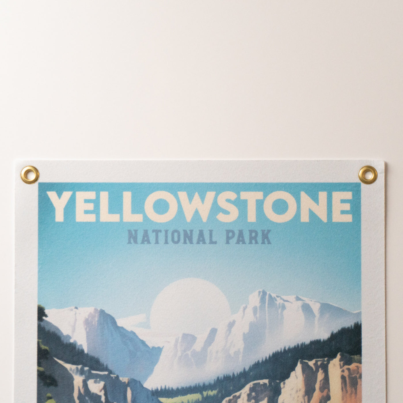 Yellowstone National Park Felt Banner