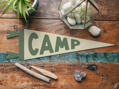 Boho Camp Felt Pennant