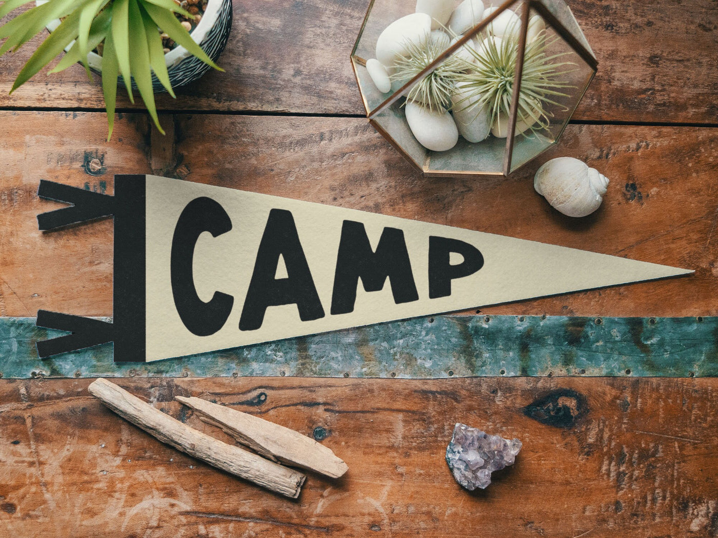 Bold Camp Felt Pennant