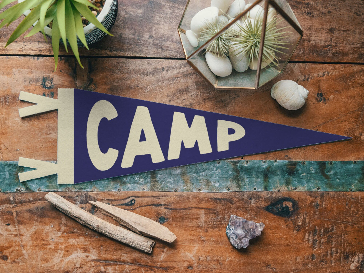 Bold Camp Felt Pennant