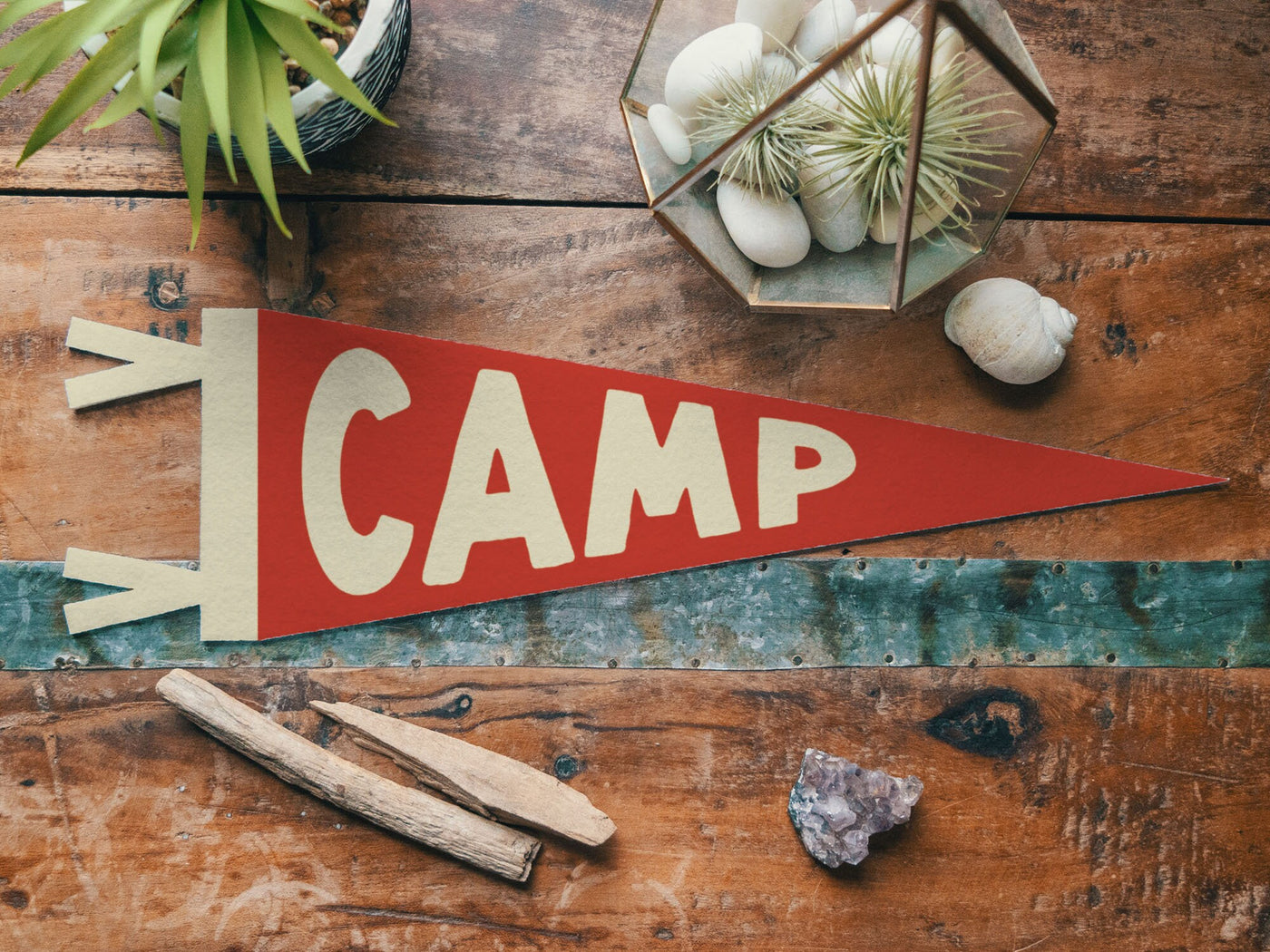 Bold Camp Felt Pennant