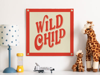 Wild Child Felt Banner Banner