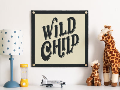 Wild Child Felt Banner Banner