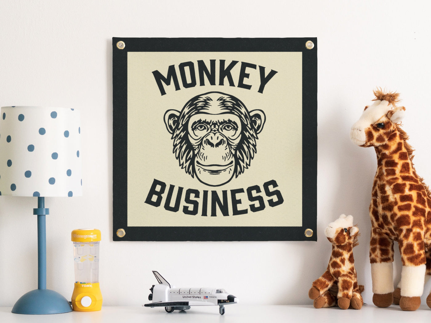 Monkey Business Felt Banner Banner