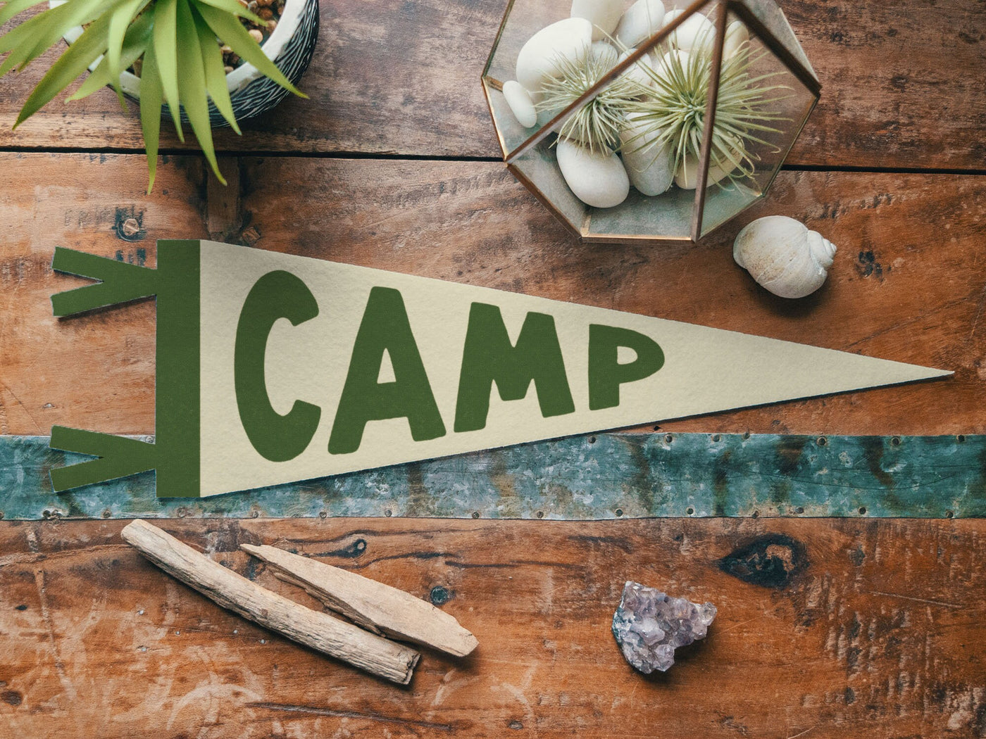 Bold Camp Felt Pennant